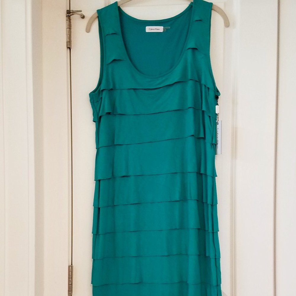 Calvin Klein Teal Dress